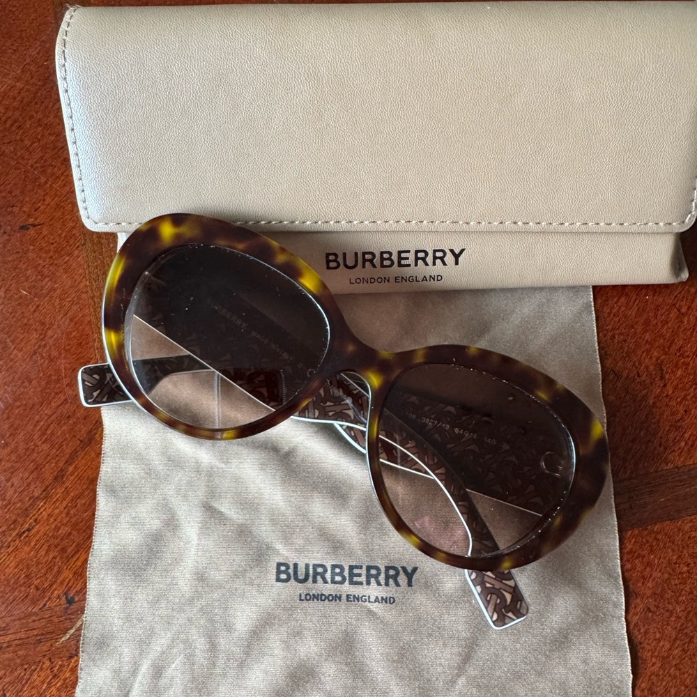 Burberry Tortoise Shell Sunglasses